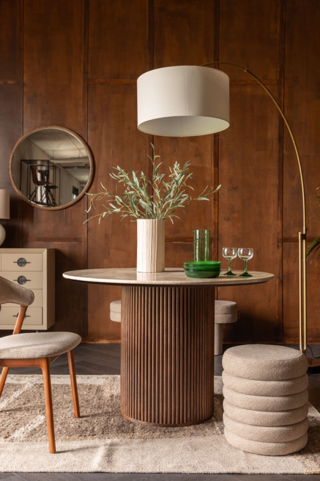 Ülőpuff 'Fern' - Bézs