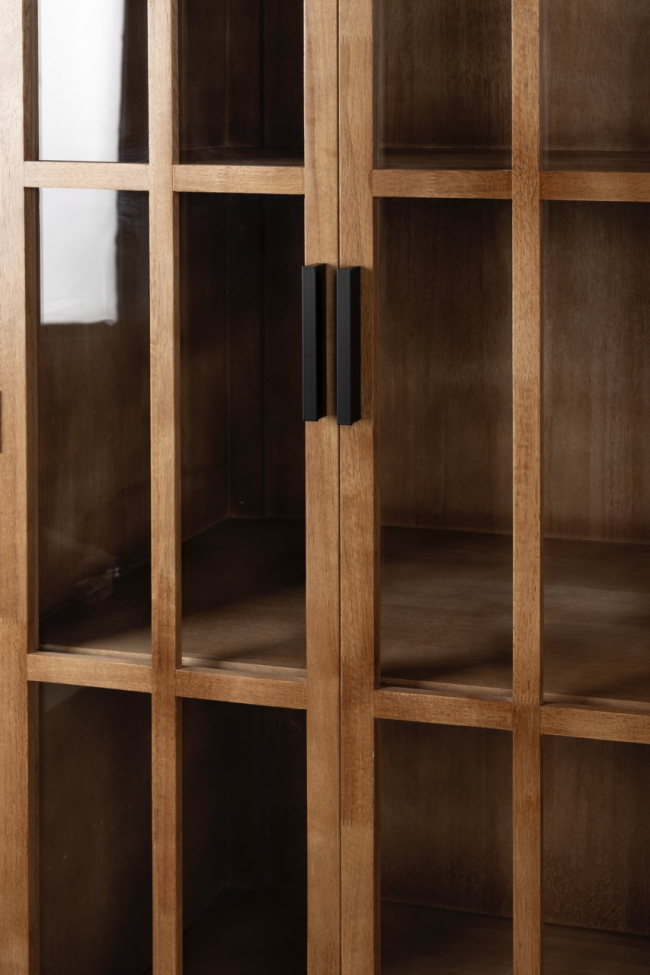 Könyvespolc 'Yaz' - Barna/Fekete