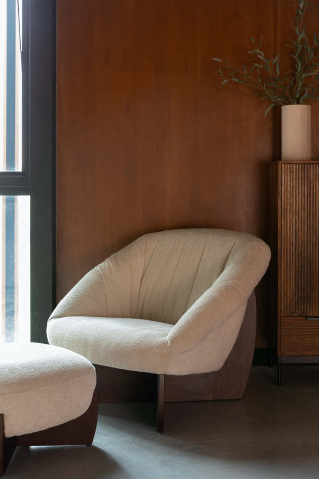 Fotel 'Emilius' - Bézs