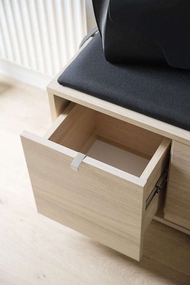 Pad 'Confetti' 70cm - Fehér pigmentált/Fekete