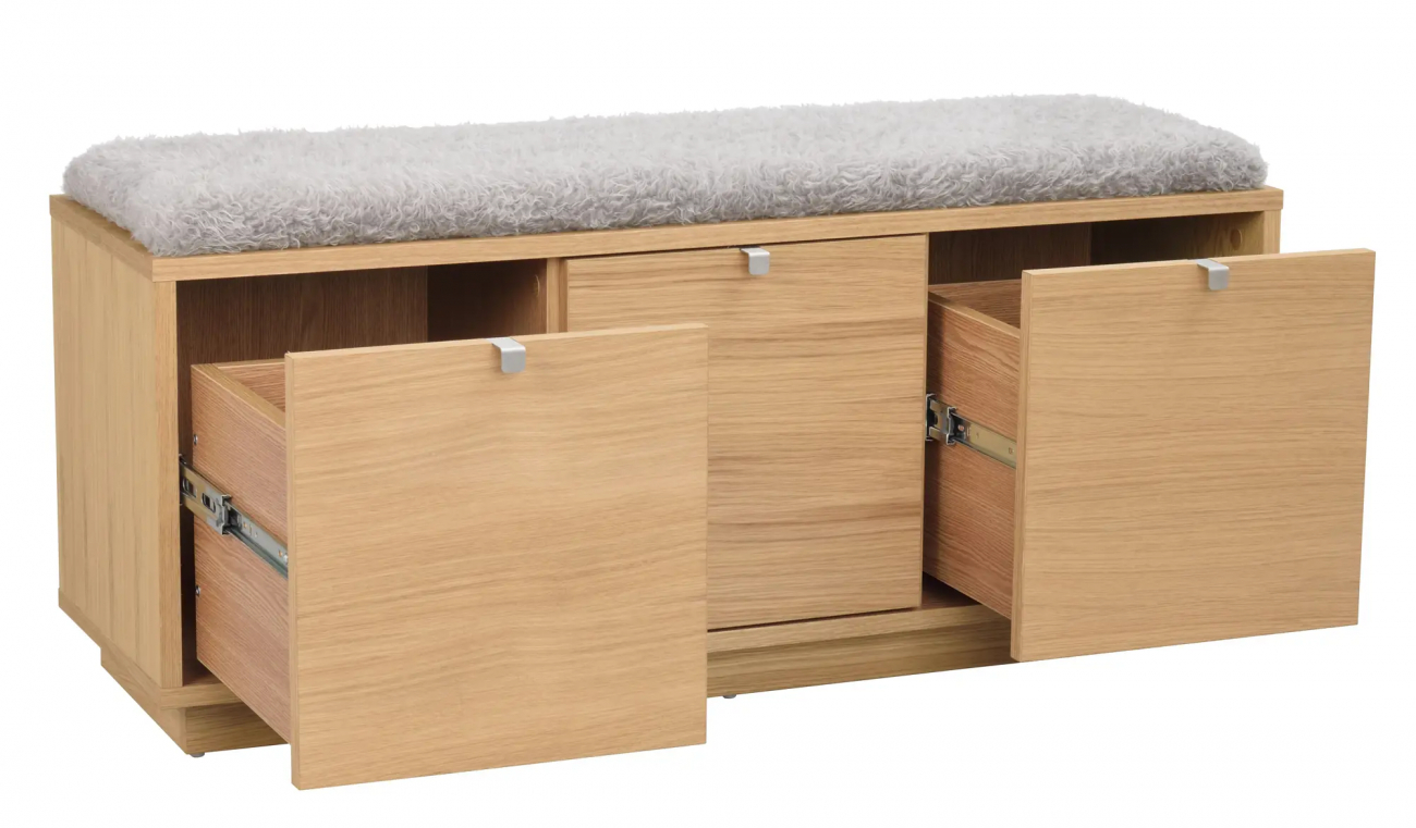 Pad 'Confetti' 106cm - Tölgy/Világosszürke