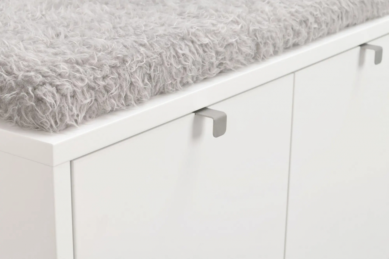 Pad 'Confetti' 106cm - Fehér