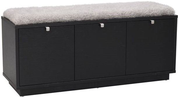 Pad 'Confetti' 106cm - Fekete/Világosszürke