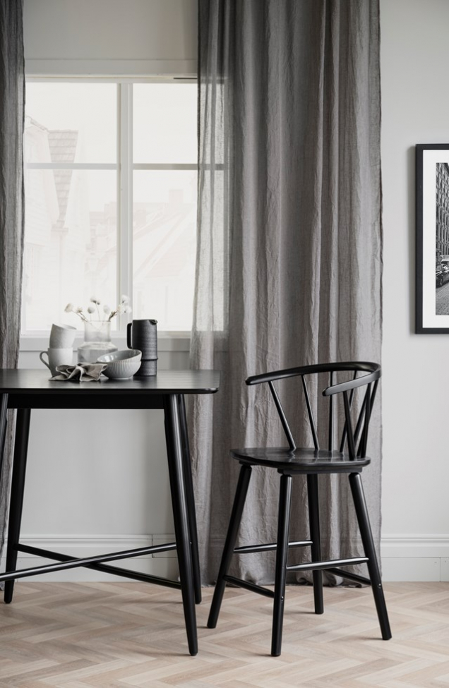 Bárszék 'Carmen' - Fekete