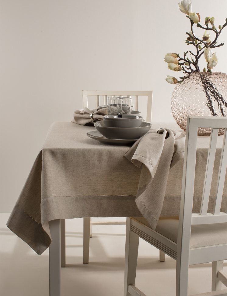 Terítő 'Ebba' 160x270 - Természetes