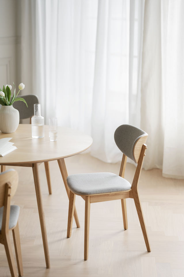 Szék - 'Kato' - Tölgy/Világosszürke