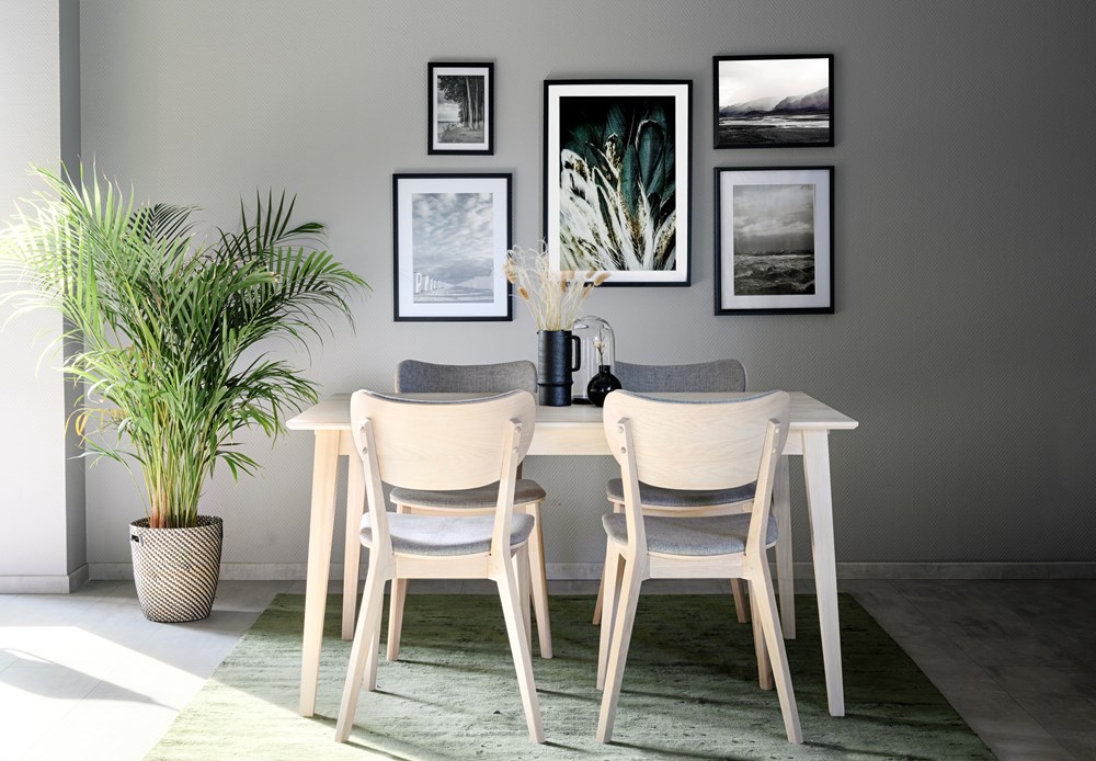 Szék - 'Kato' - Világosszürke/Fehér pigmentált