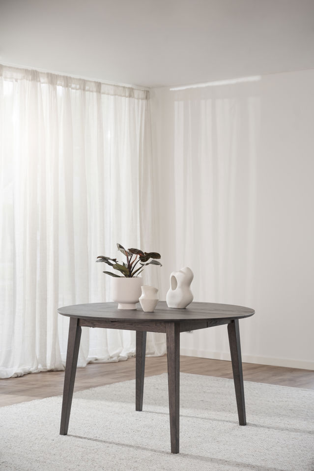 Étkezőasztal 'Filippa' Kerek 120cm - Sötétbarna