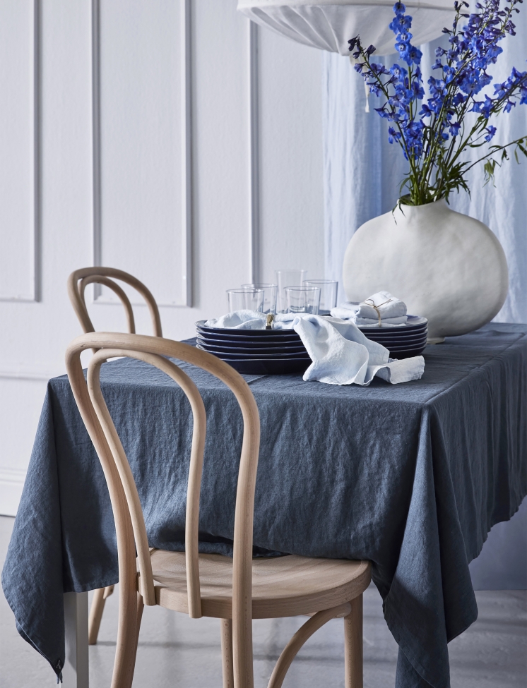 Terítő 'Sunshine' 145x330 - Sötétkék