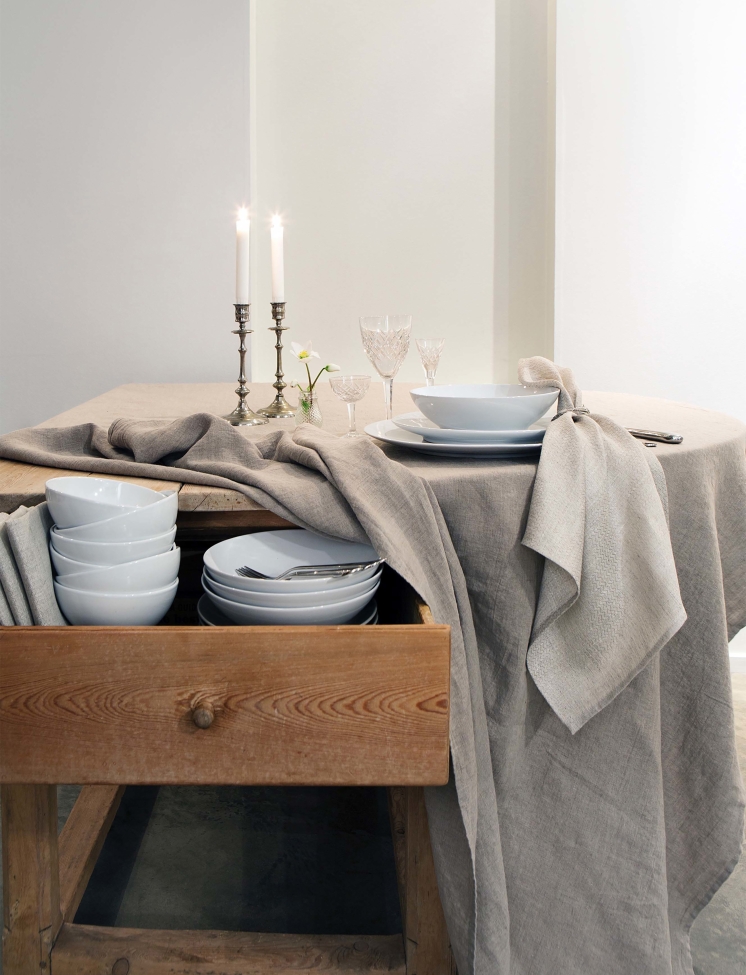 Terítő 'Sunshine' 145x330 - Természetes