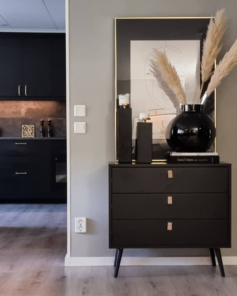 Komód 'Nordisk' - Fekete