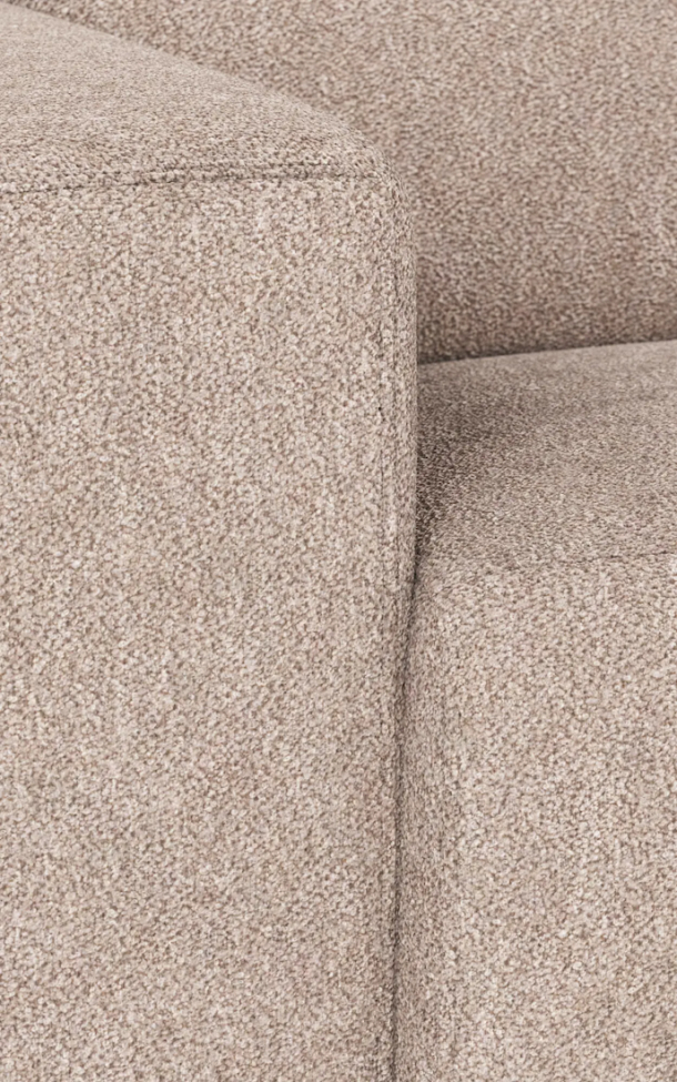 4 üléses kanapé 'Willard' lábtartó V - Világos bézs