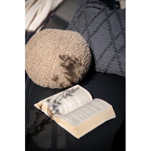 Díszpárna 'Elsie' 25cm - Bézs/Barna