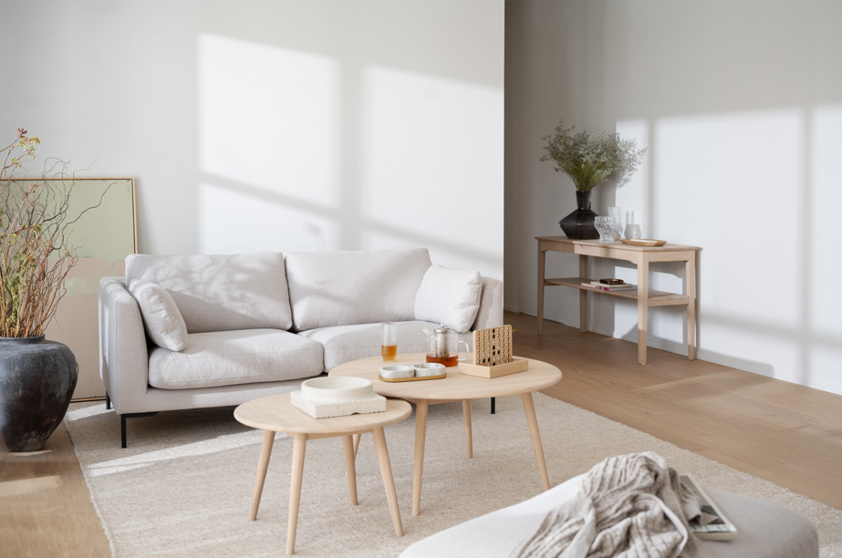 Avlastningsbord 'Markham' 140cm - Fehér pigmentált