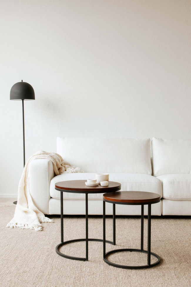 Kávézóasztal 'Prime' S 2 részes - Dió