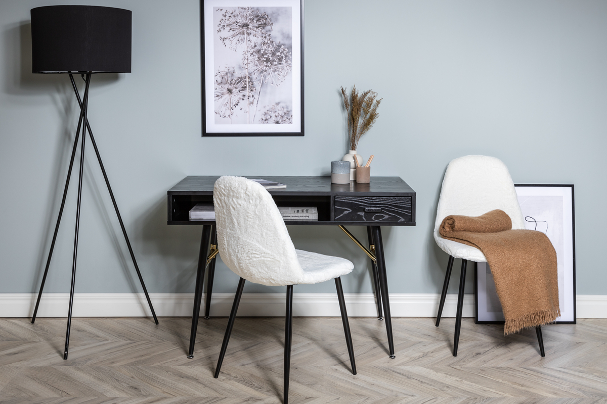 Íróasztal 'Glomma' 60x110cm - Fekete