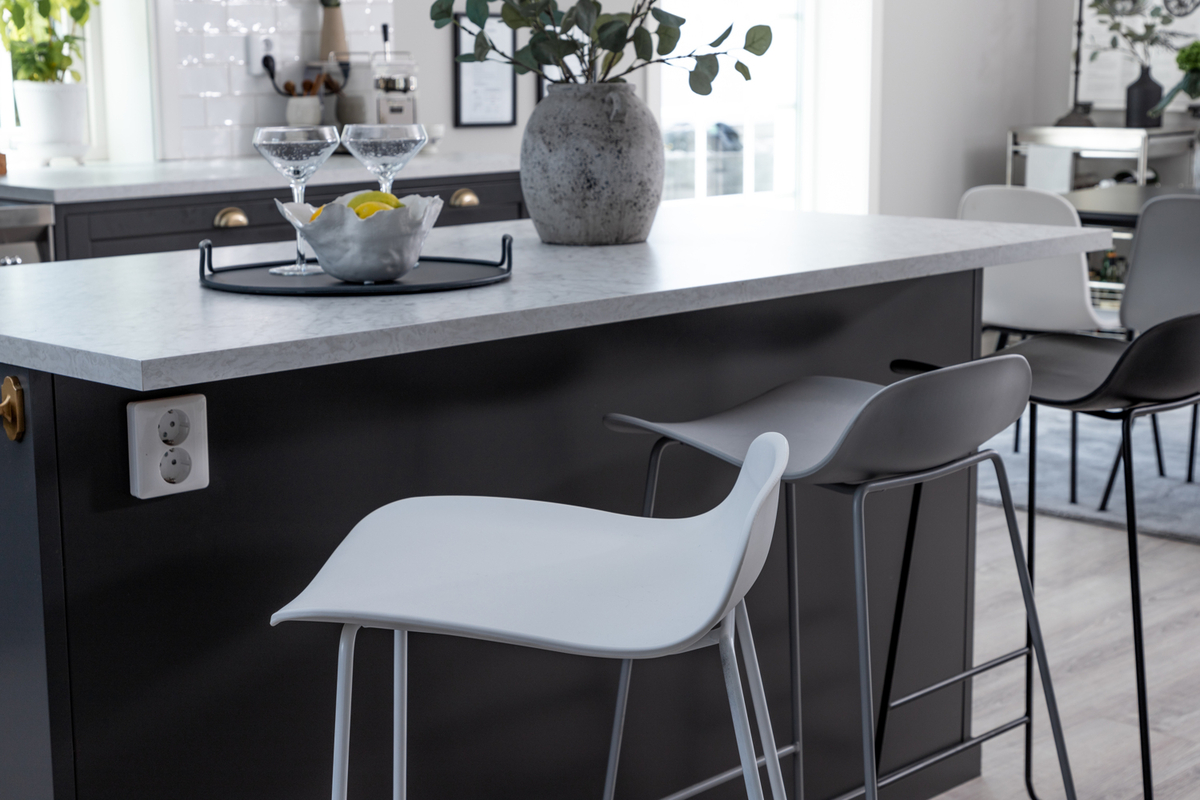 Bárszék 'Evanger' - Fehér