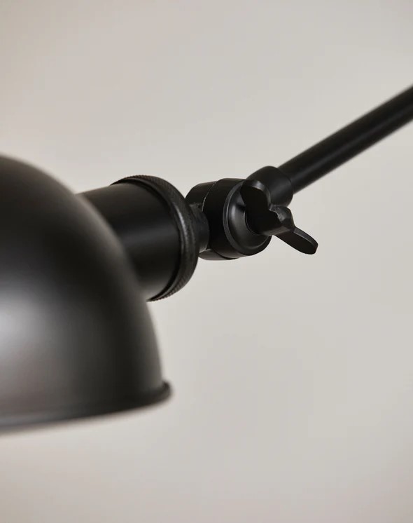 Fali lámpa 'Aura' - Fekete