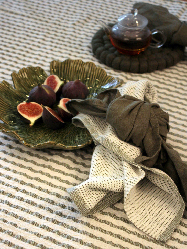 Terítő 'Agata' 145x280cm - Zöld