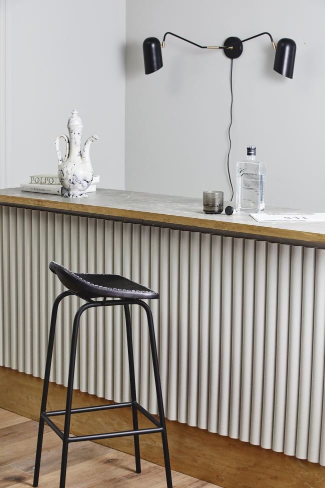 Fali lámpa 'ERIS' - Fekete