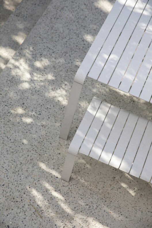 Kerti pad 'Vondel' 168,5x87cm - Fehér