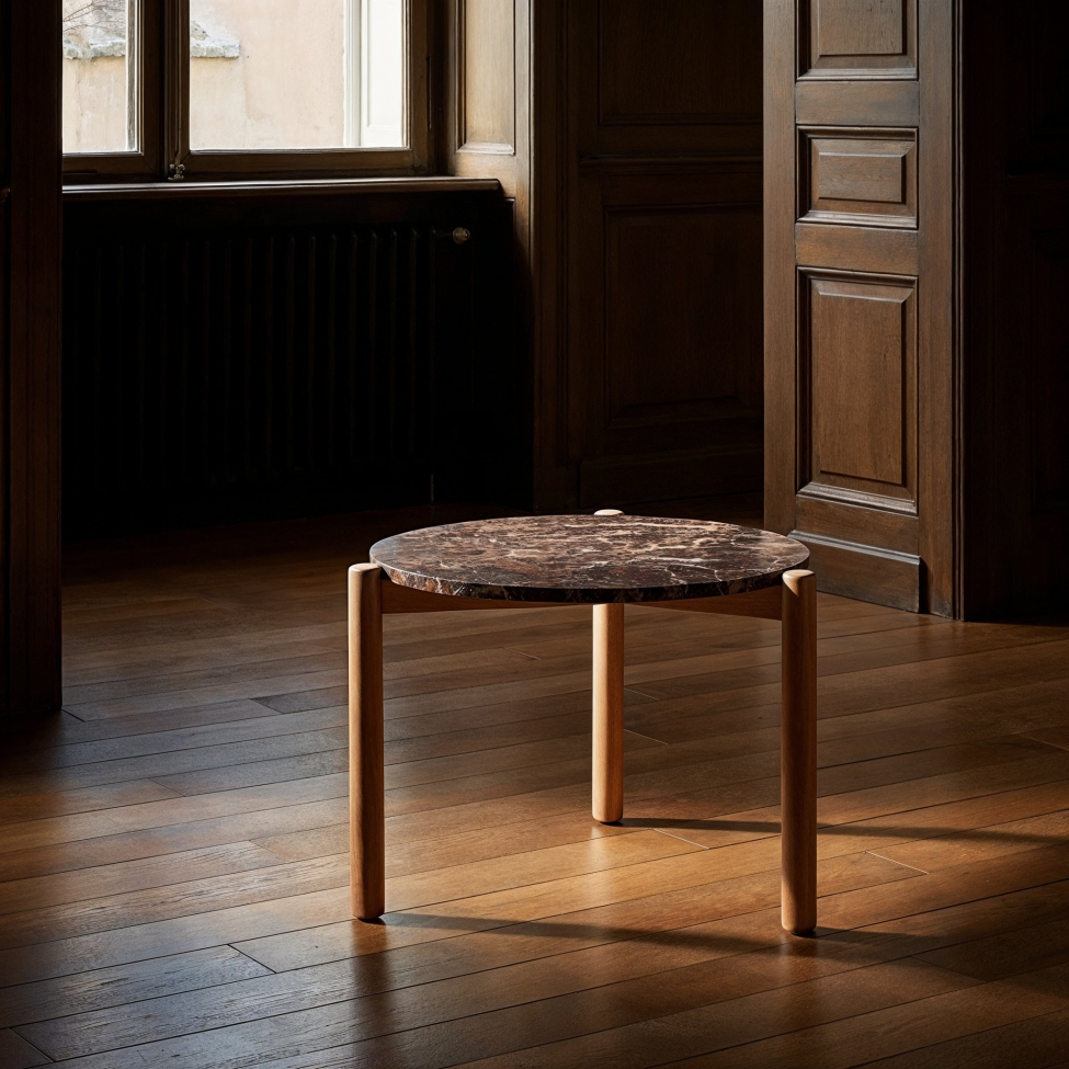 Marble dohányzóasztal S - Barna