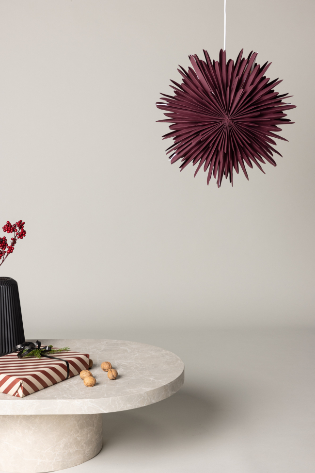 Ture karácsonyi csillag - Sötét piros