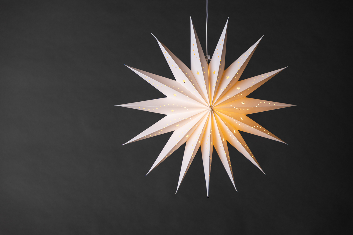 Adventi csillag 'Laholm' - Fehér