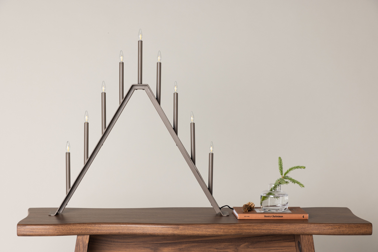 Adventi gyertyatartó 'Mölndal' - Mokka