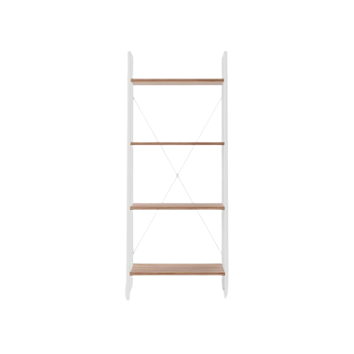 Könyvespolc 'Berg' - Fehér/Tölgy