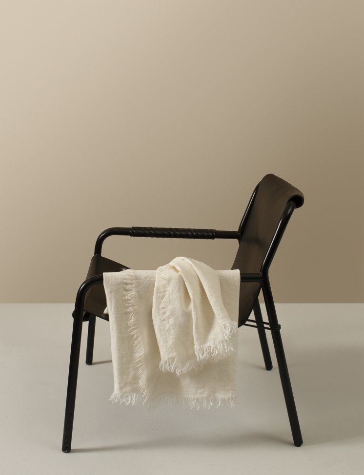 Pläd 'Merlin' 130x170 - Fehér