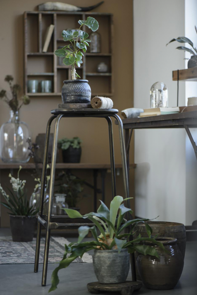 Bárszék 'Dill' - Fa/Fém