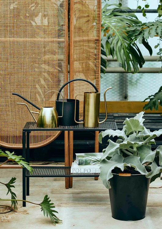 Locsolókanna 'Borstad' - Sárgaréz