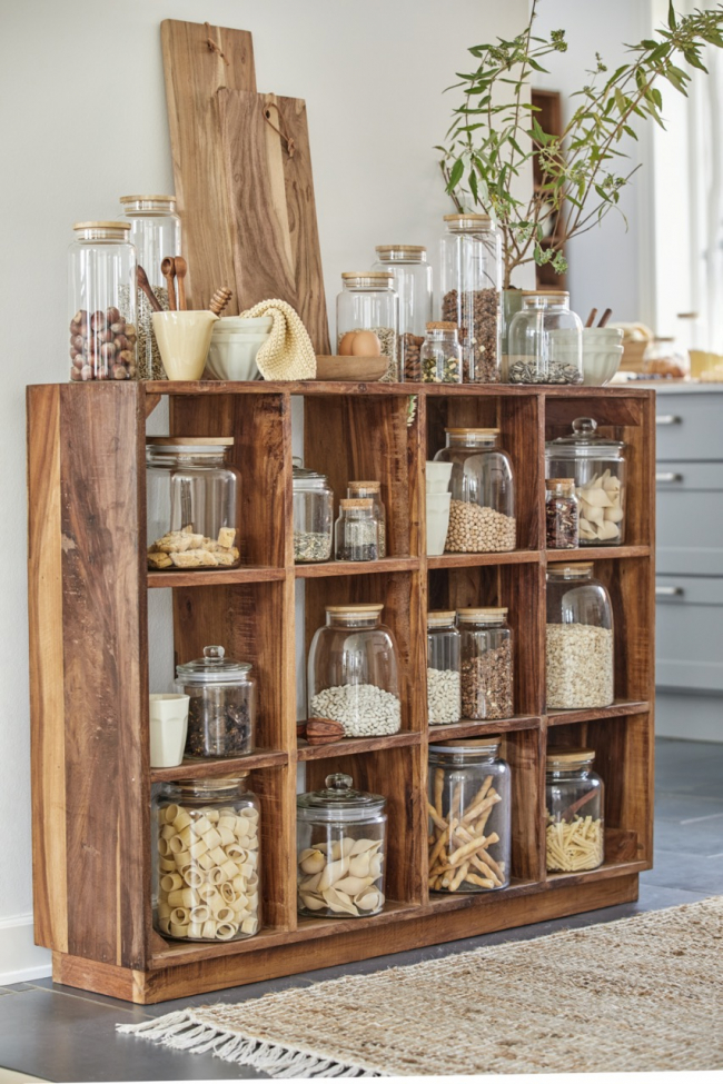 Oldalasztal 'Unique' - Természetes