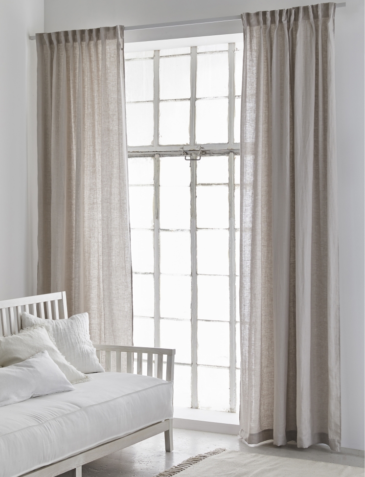 Függöny 'Sunshine' 140x290 - Világosszürke