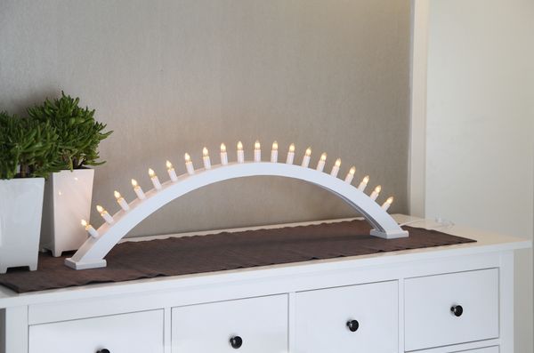 Gyertya 'Kulle' - Fehér