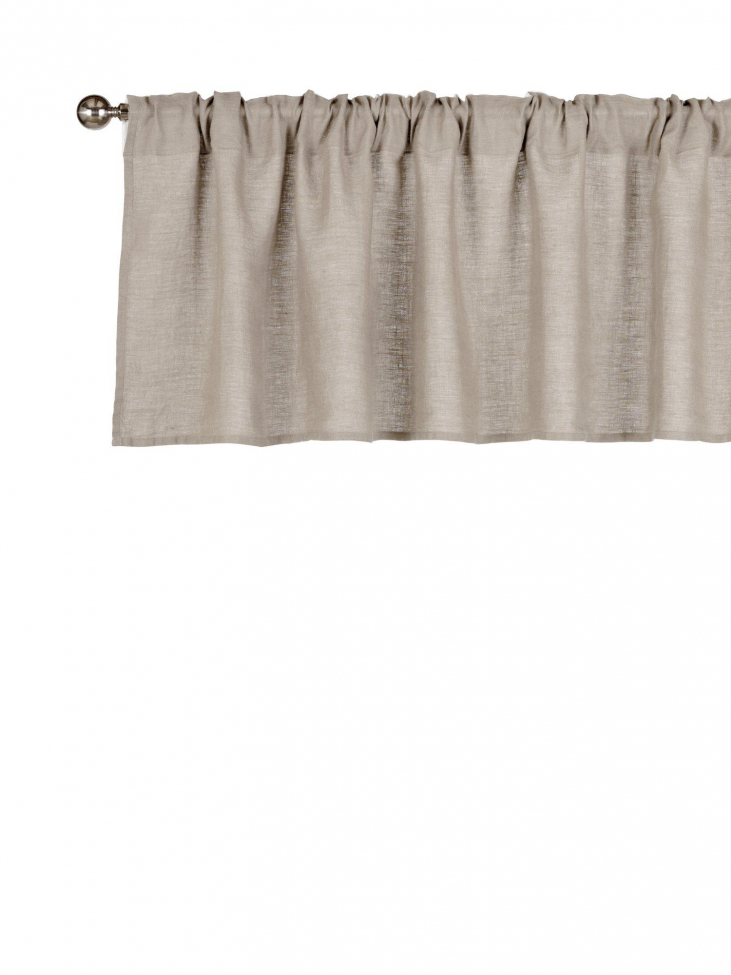 Julie függöny 50x250 - Len/Fehér