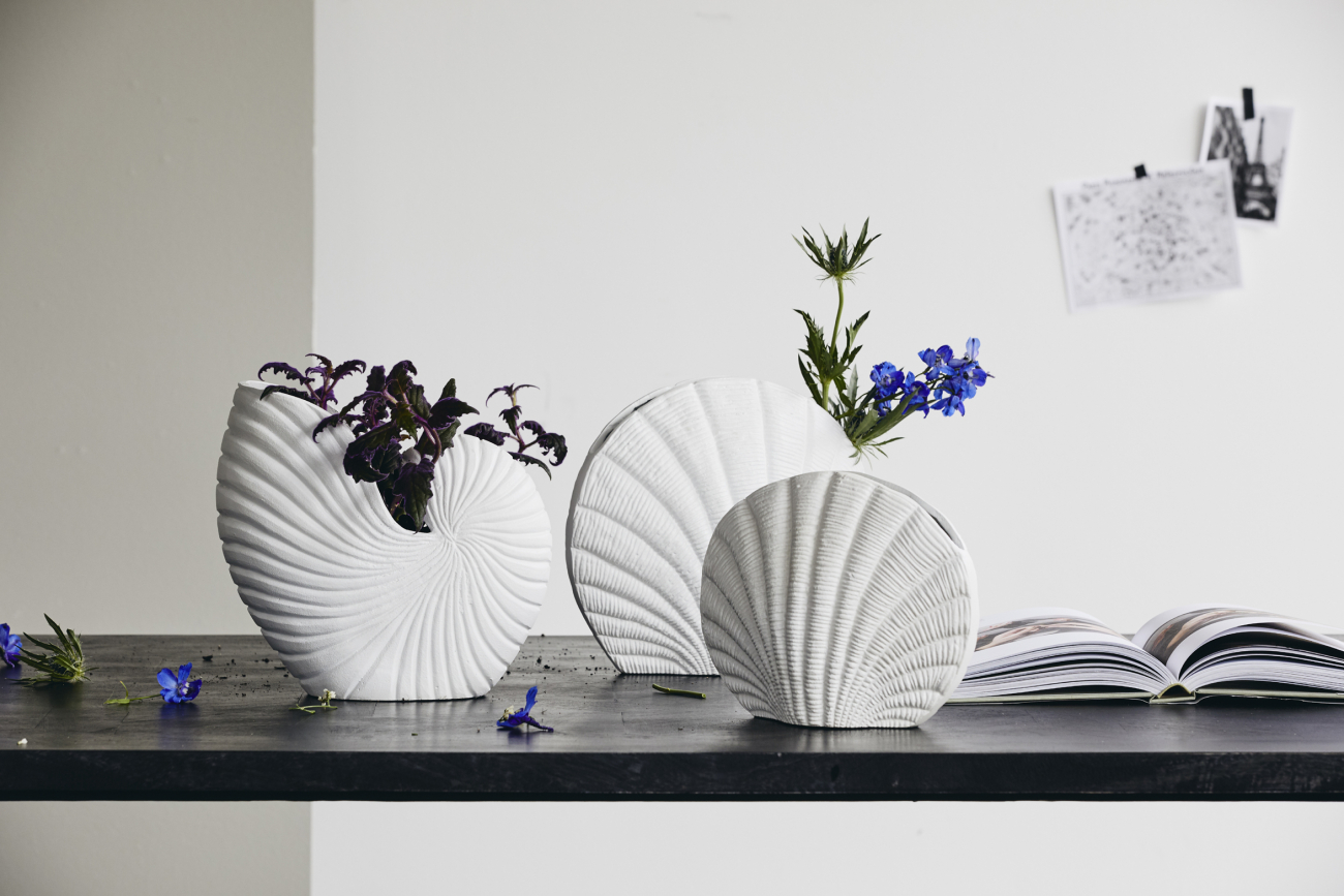 Cserép 'Rakitu' - Fehér