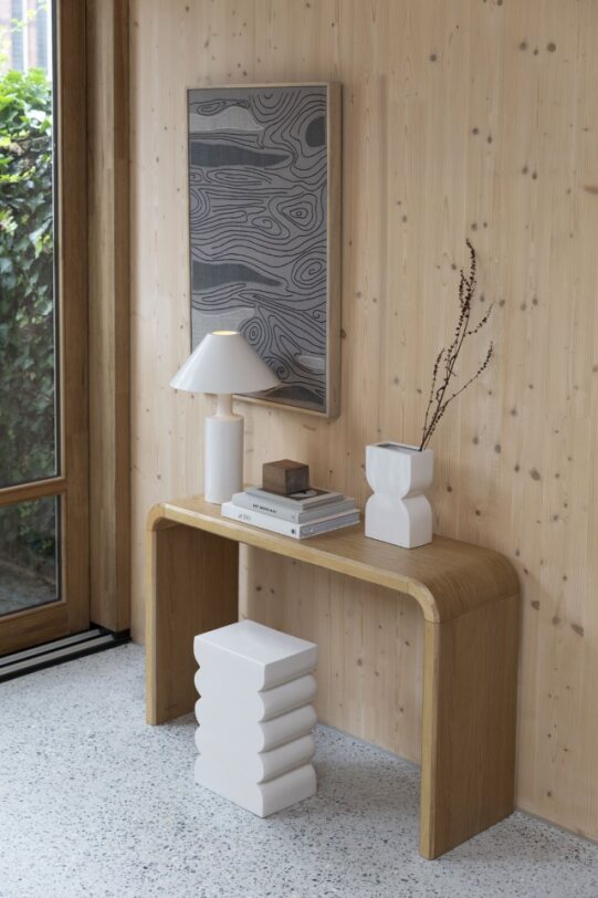 Konzolasztal 'Cannes' - Természetes