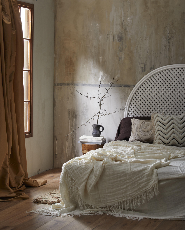 Ágytámla 'Phai' - Fehér