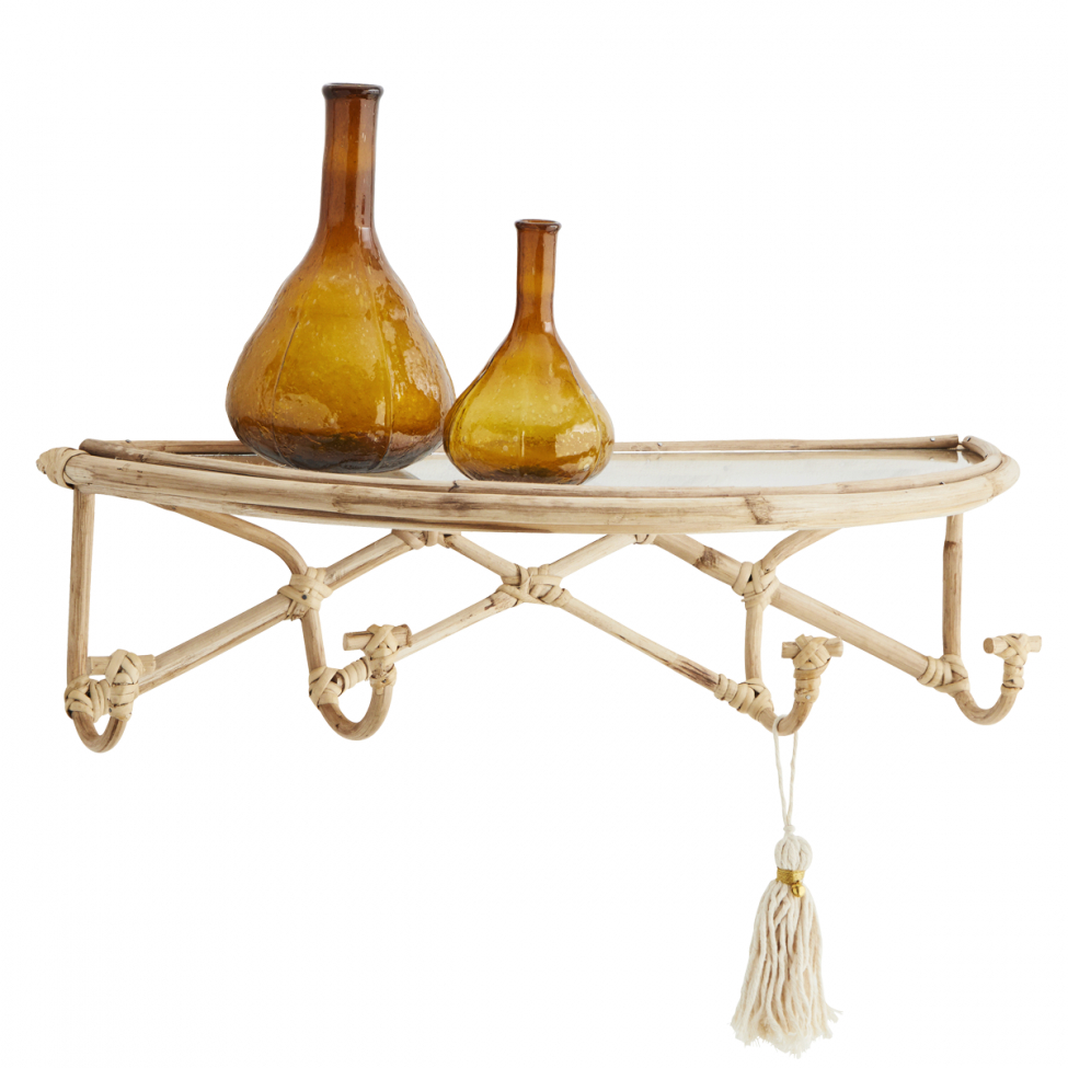 Kalapállvány 'Bamboo' - Természetes