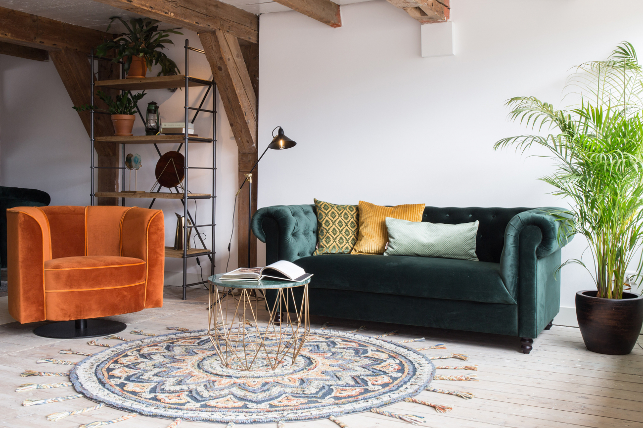 Fotel 'Flower' - Narancs