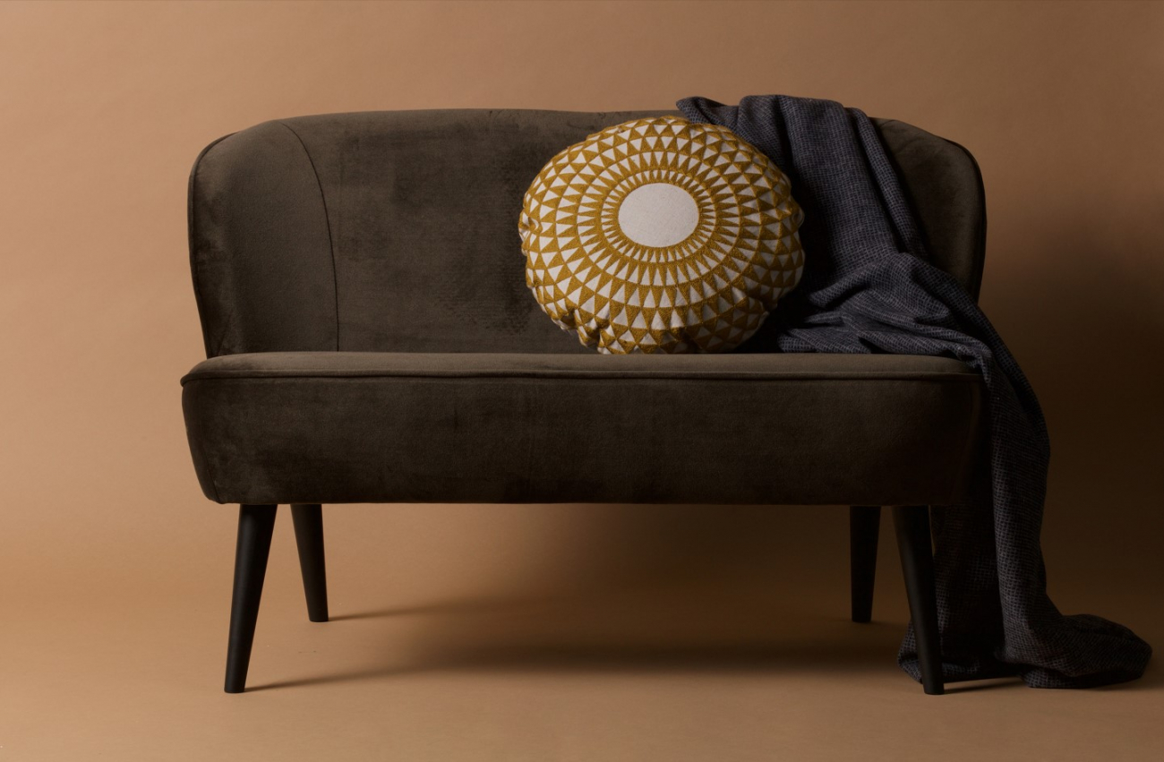 Kanapé 'Sara' - Zöld/Samett