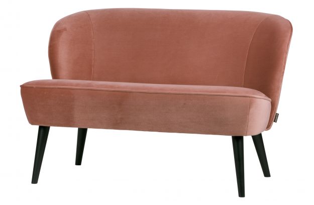 Kanapé 'Sara' - Rózsaszín/Samett