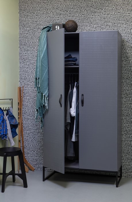 Gardrób 'Morris' - Szürke