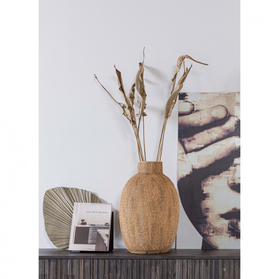 TV-szekrény 'New Gravure' 150 cm - Sötétbarna/Fekete