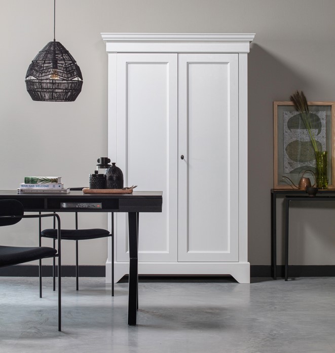 'Isabel' ruhásszekrény - Fehér