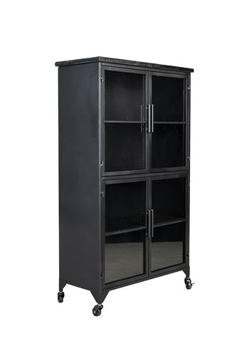 Szekrény 'Ferre' L - Fekete