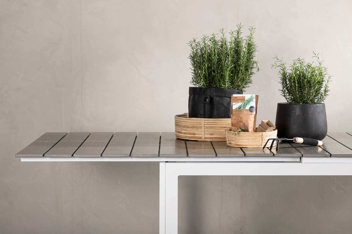 Étkezőasztal 'Laxsjö' 229x100cm - Szürke