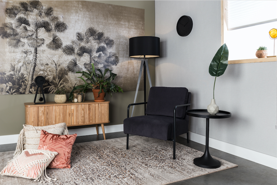 TV-állvány 'Barbier' - Természetes